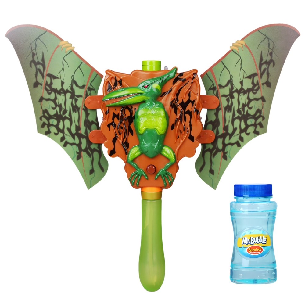 Mr. Bubble Motorized Musical Dinosaur Bubble Blower with 4oz Scented Solution - Picture 2 of 5